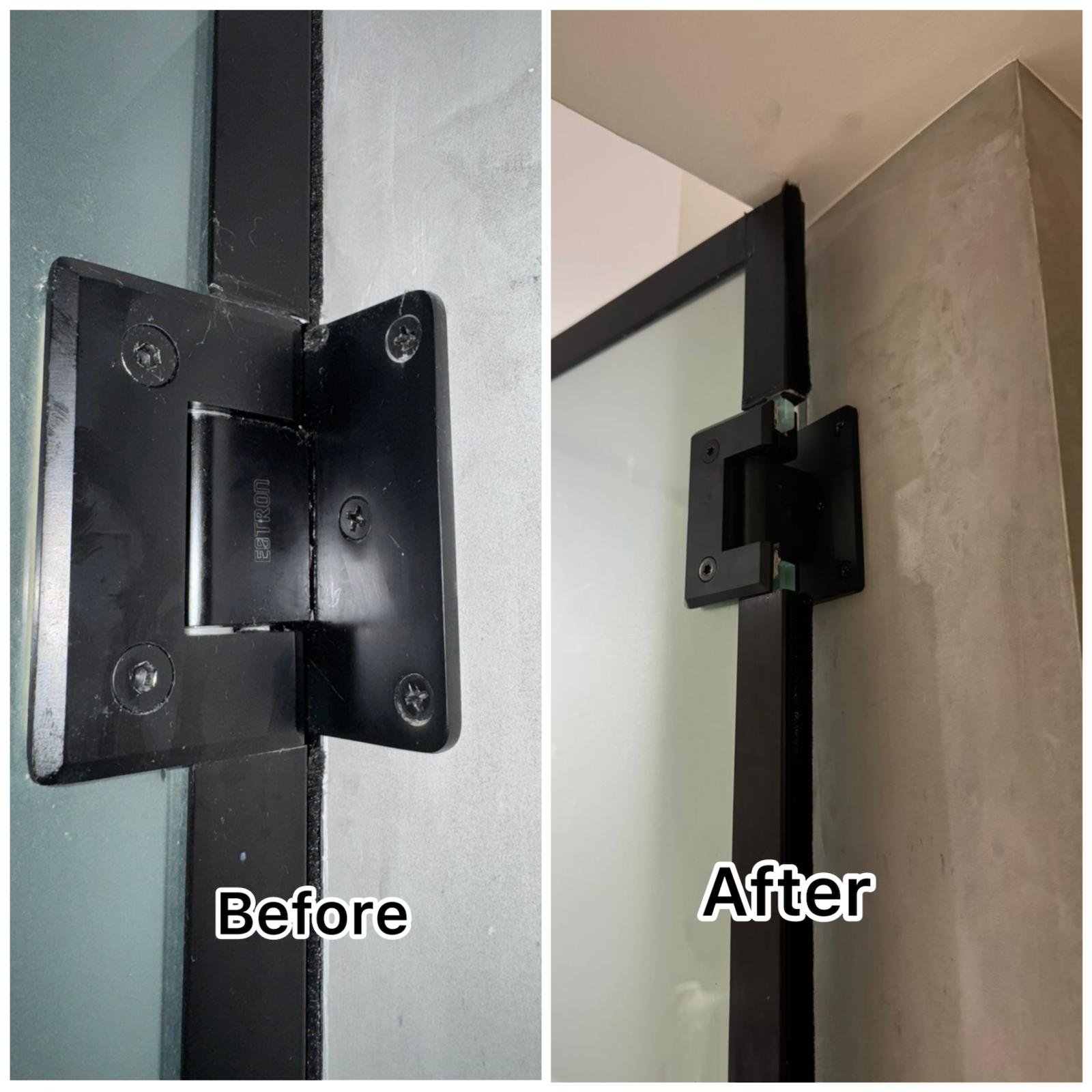 Glass Door Hinge Replacement Service in Singapore